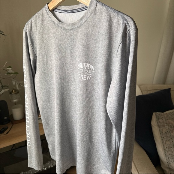 Southern Tide L/S Men’s Grey Activewear Graphic Tee Size S - Picture 3 of 13
